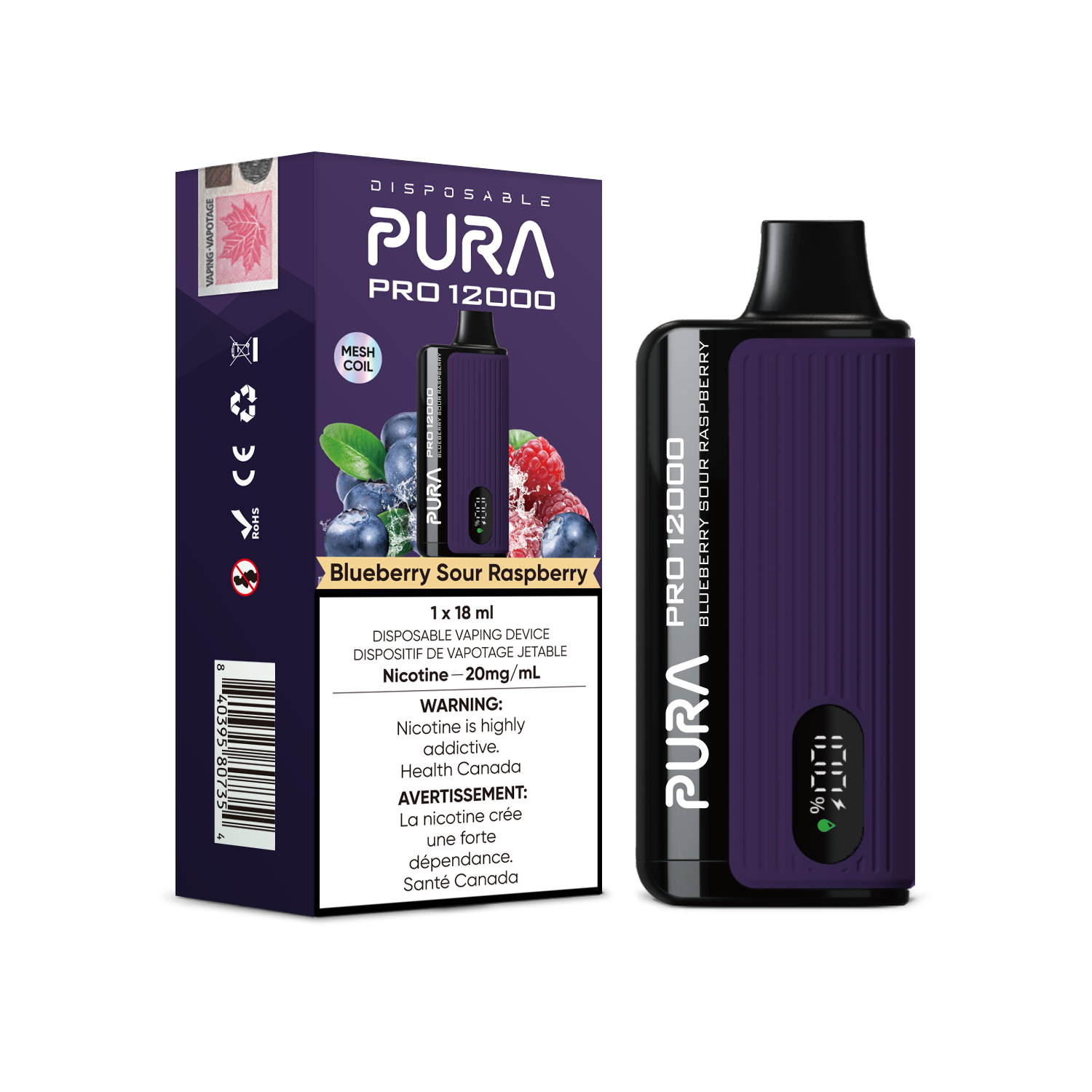 Pura 12000 Pro Canadian Wholesale Vapes Pura 12000 Pro Canadian Wholesale Vapes