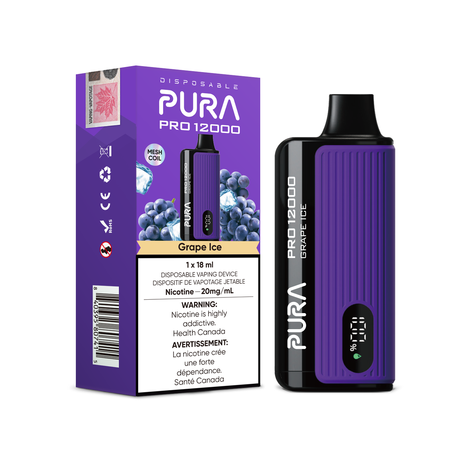 Pura 12000 Pro Canadian Wholesale Vapes Pura 12000 Pro Canadian Wholesale Vapes